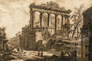 Giovanni Battista Piranesi, "The Temple of Saturn"