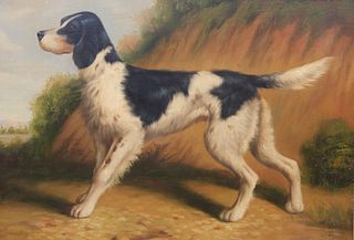 Parker, English Setter Dog Painting