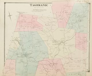 1873 Taghkanic New York Map, Columbia County Atlas