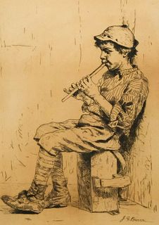 John George Brown, The Flute