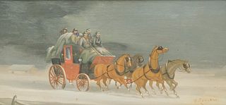 William Rowland, Winter Stagecoach