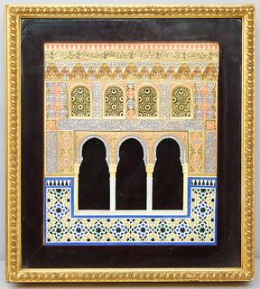 Grand Tour Alhambra Plaster Relief