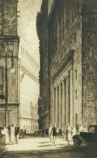 Chester B. Price, Pair of NYC Drypoint Etchings