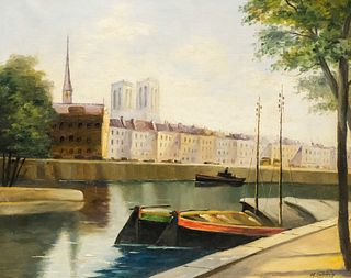 Marcel Catelein, "View of Paris"
