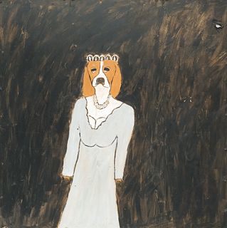 Earl Swanigan, "Dog in Gray Dress"