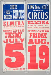 Large Lot of Vintage and Antique Circus Posters