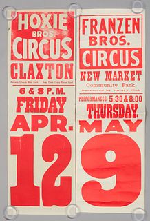 Large Lot of Vintage and Antique Circus Posters