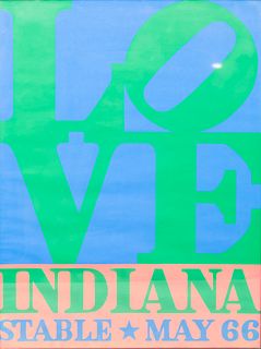 Robert Indiana, "Love" Silkscreen Poster