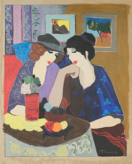 Itzchak Tarkay, Women at a Table