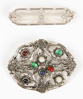 2 Estate Jewelry Brooches