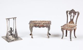 3 Dutch Sterling Miniatures