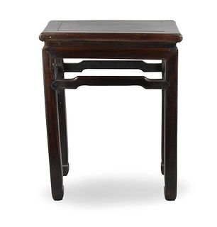 Small Chinese Hardwood Table,Qing D.