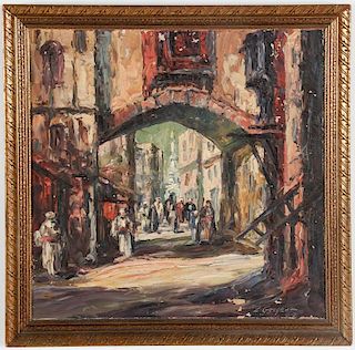 Leonid Gechtoff (Russian/American, d. 1941) Oil Painting