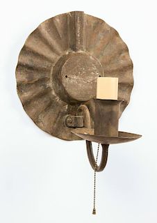 Stamped Samuel Yellin 1924 Sconce