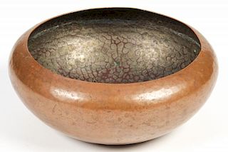 Manner of Dirk van Erp Hammered Copper Bowl
