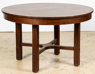 L & JG Stickley Style Dining Table