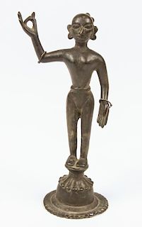 Bronze Radha Statue, Ca. 1750