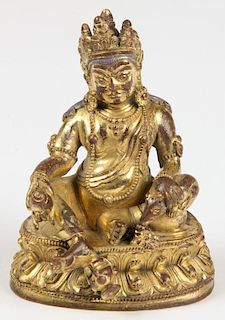 19th c. Chinese Gilt Buddha