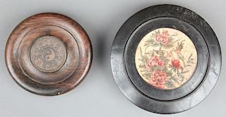 2 Antique Chinese Feng Shui Compasses