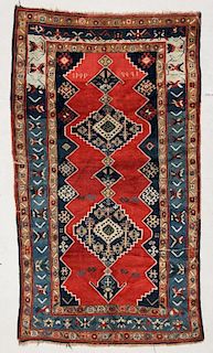 Antique Armenian Kazak Rug: 4'1" x 7'1" (124 x 216 cm)