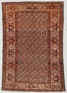 Antique Malayer Rug: 4'3" x 6'4" (130 x 193 cm)