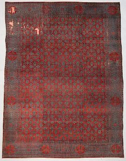 Mamluk Rug: 9'1" x 11'10" (277 x 361 cm)