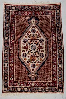 Vintage Persian Afshar Style Rug: 6'2" x 9'3" (188 x 282 cm)
