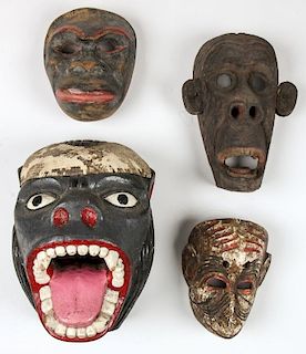 Vintage Mexican Festival Animales Masks