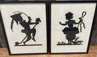 Two Fanciful Silhouettes