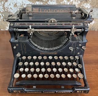 Underwood Typewriter.