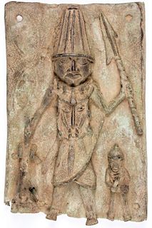 Benin Bronze Plaque