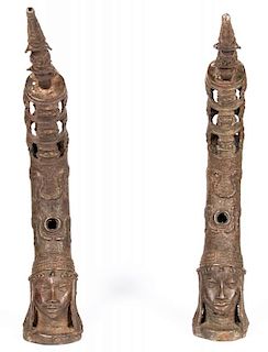 Benin Bronze Tusks