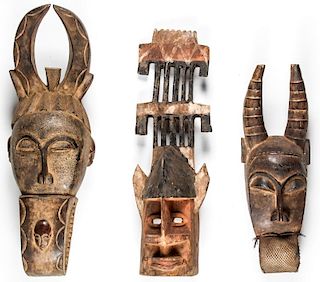3 African Masks