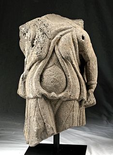 E. Roman Basalt Carving of Goddess Victory (Nike)