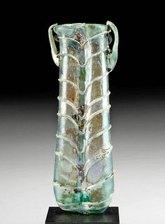 Lovely Eastern Roman Glass Double Unguentarium