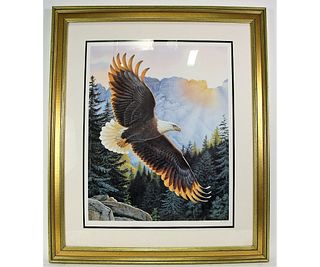 LEE CABLE "MORNING MAJESTY PENCIL SIGNED PRINT
