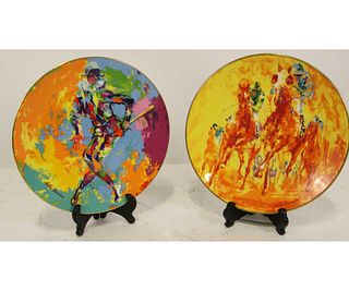 PAIR OF LEROY NEIMAN PLATES BY ROYAL DOULTON