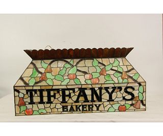 VINTAGE TIFFANY'S BAKERY POOL TABLE LIGHT