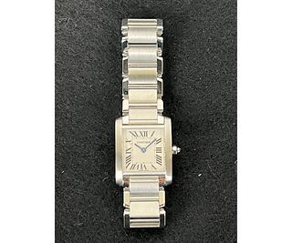 Cartier Vermeil Tank Watch - 4 For Sale on 1stDibs