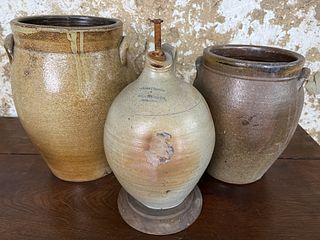 Three Pieces of Stoneware