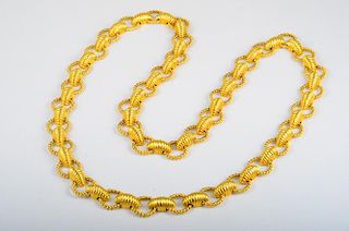 Boris Lebeau Gold Link Chain Necklace