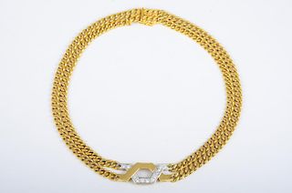 VCA Diamond Gold Chain Necklace
