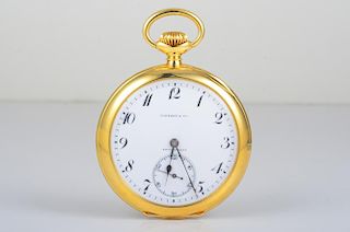 Antique Tiffany Gold Pocket Watch