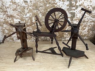 Spinning Wheel and Wool Winders