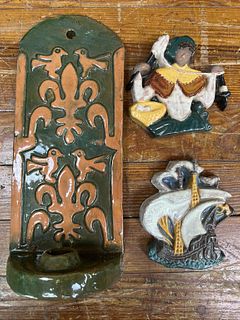Pottery Sconce and Tiles
