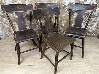 Four Pennsylvania Chairs