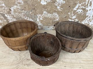 Three Bentwood Buckets