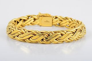 Tiffany Gold Weaved Rope Bracelet