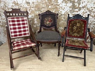 Three Victorian Chairs