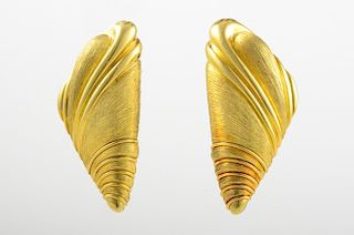 Dunay Large Gold Earrings